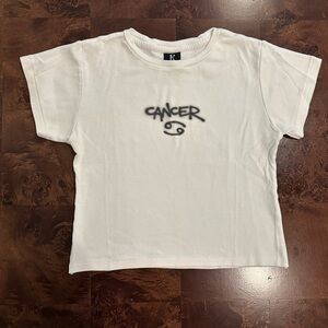 ♋️ Réalisation Par Cancer Zodiac Baby Tee - 100% Cotton Size S